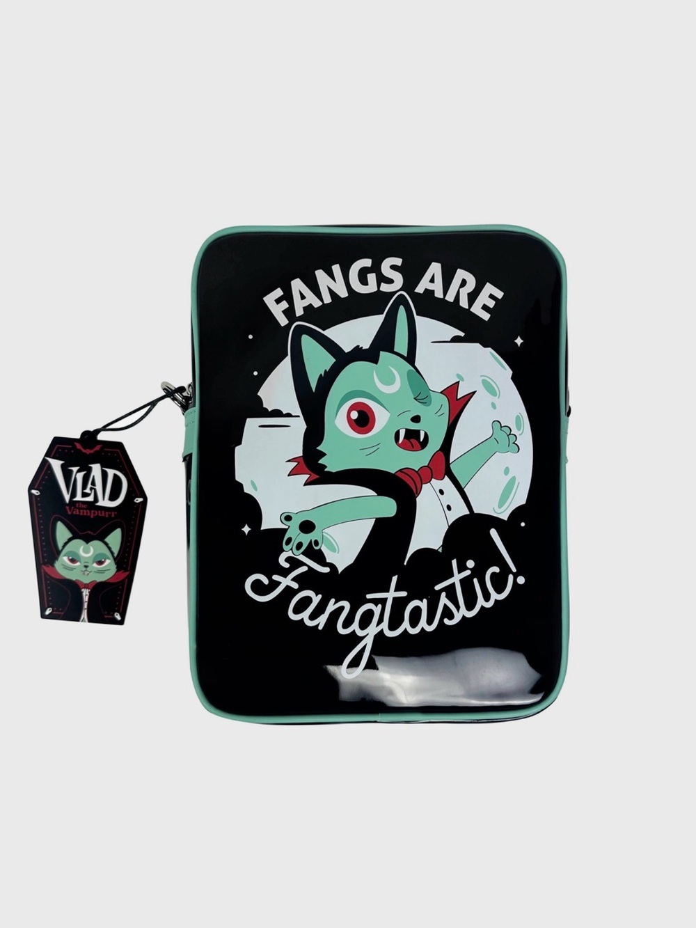 Killstar 'Fangtastic' Black Messenger Bag